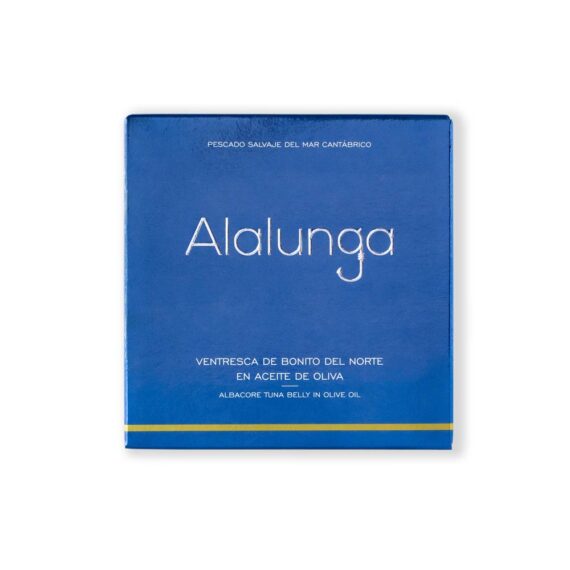 Alalunga Albacore Belly in Olive Oil 134g Front White BG For WEB