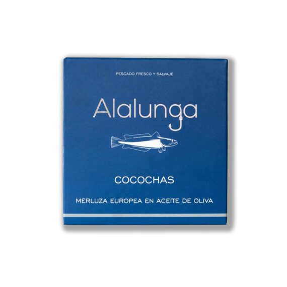 Alalunga Hake cheeks in Olive Oil Front White BG For WEB