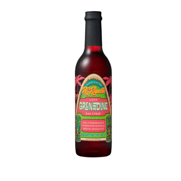 BG Reynolds Lush Grenadine Syrup, 365ml front white BG For WEB