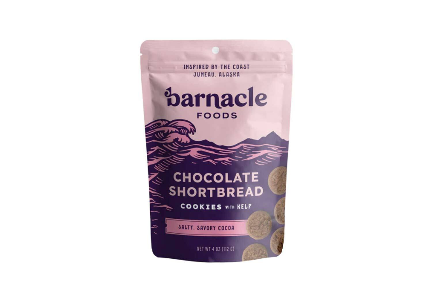 Barnacle Chocolate Shortbread Cookies with Kelp, 4oz - caputos.com