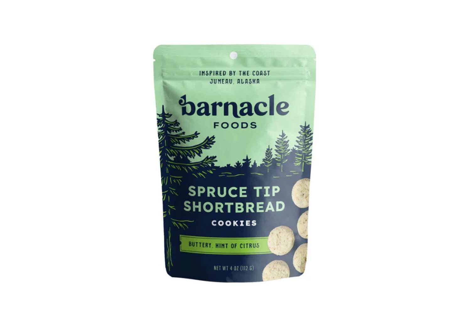 Barnacle Spruce Tip Shortbread Cookies, 4oz - caputos.com
