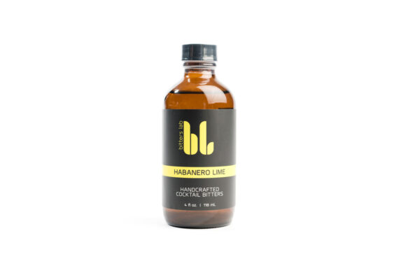 Bitters Lab Habanero Lime 4oz.Front White BG For WEB