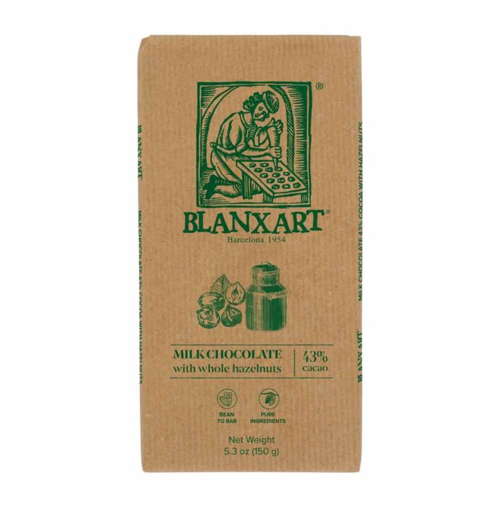 Blanxart Milk Chocolate with Hazelnuts 43% – Caputo's Market & Deli