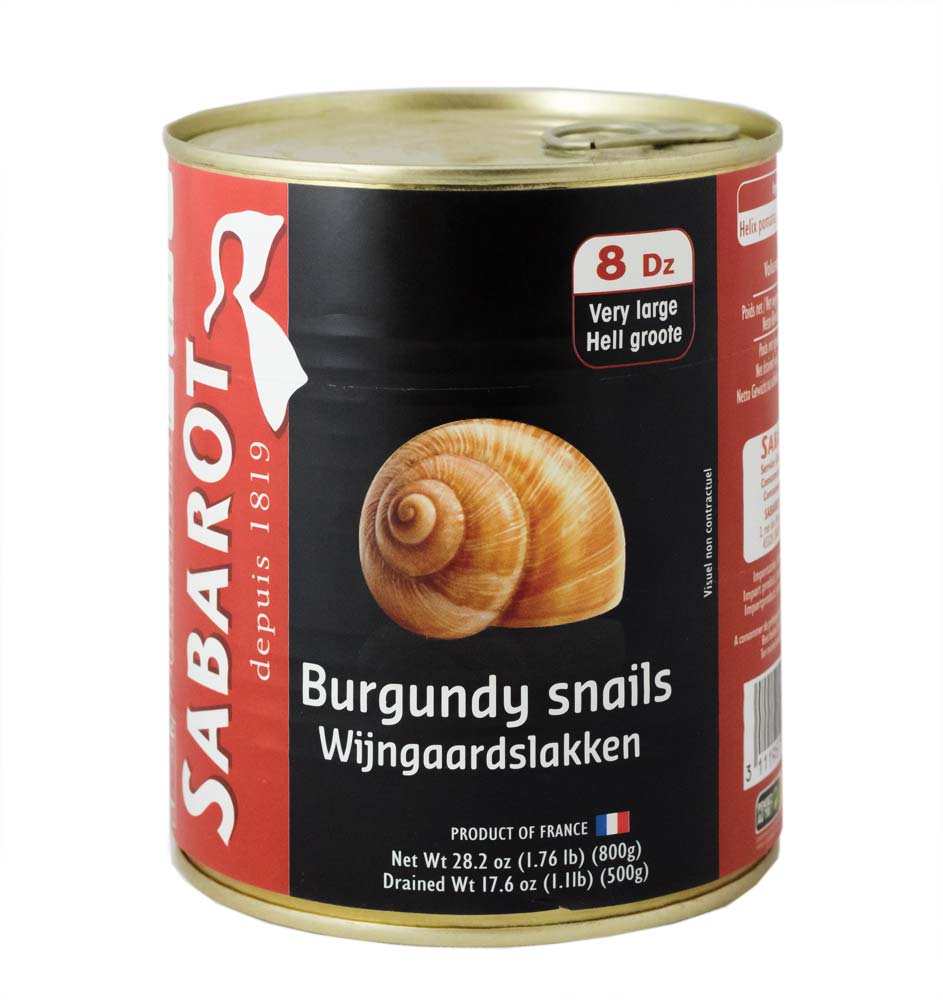 Fresh cooked Burgundy snails - Large size - Bourgogne Escargots