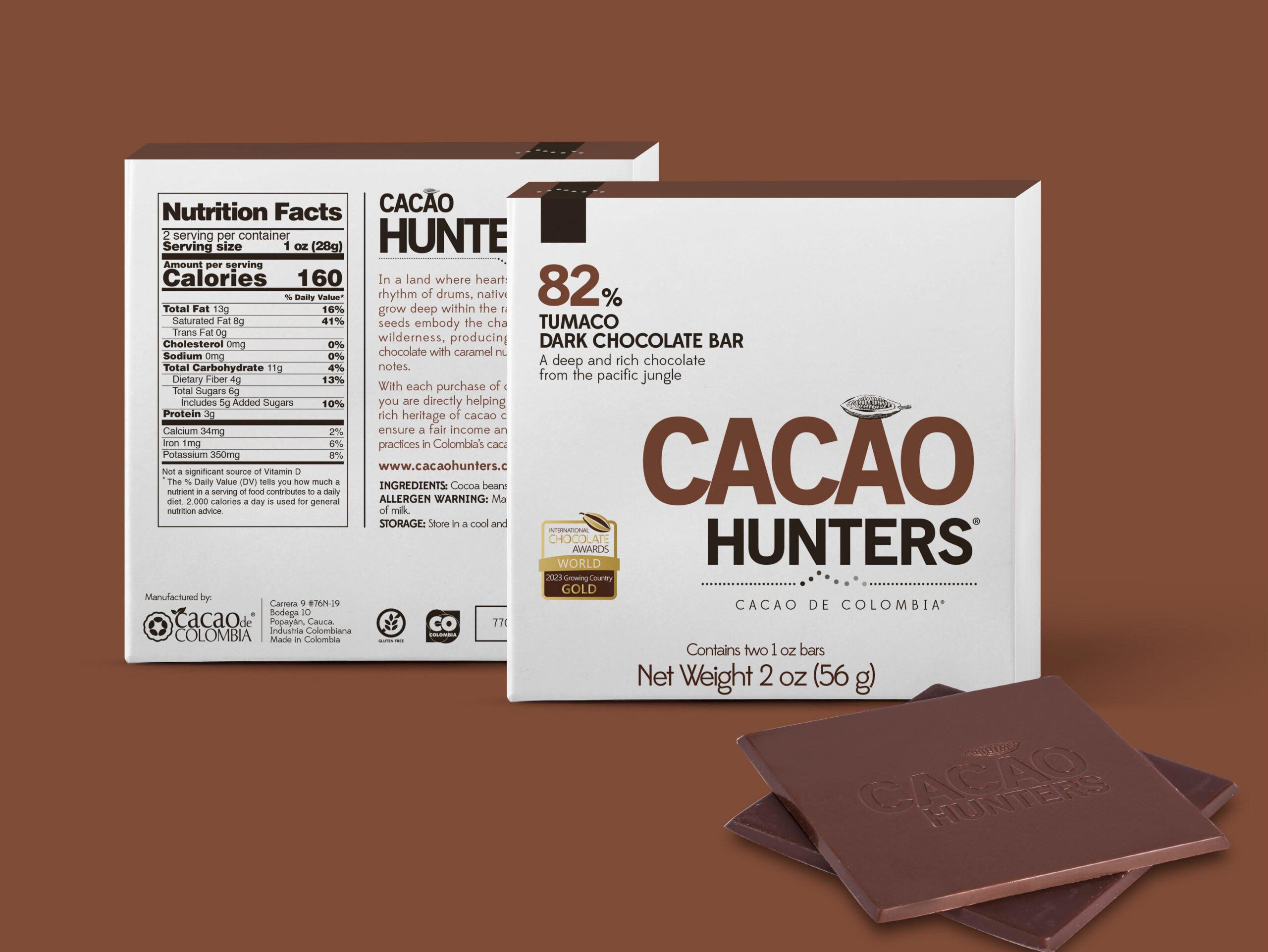 Cacao Hunters Tumaco 82% – Caputo's Market & Deli