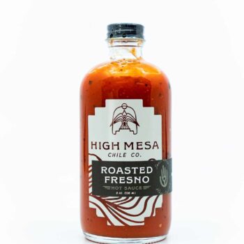 Caputos OnlineHigh Mesa Chile Co Fresno Hot Sauce 8oz Front White BG For WEB