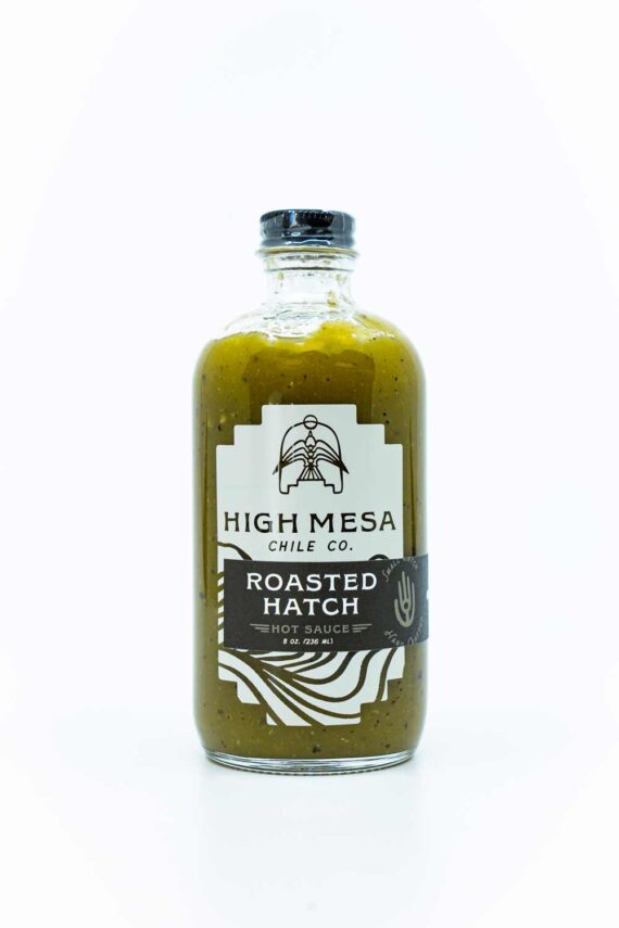 Caputos OnlineHigh Mesa Chile Co Hatch Hot Sauce 8oz Front White BG For WEB