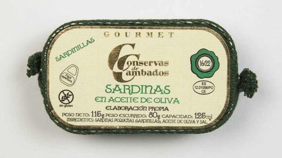 Conservas de Cambados Small Sardines in Olive Oil 1622 3