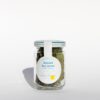 Daphnis and Chloe Selected Bay Leaves Glass Jar Front White BG For WEB