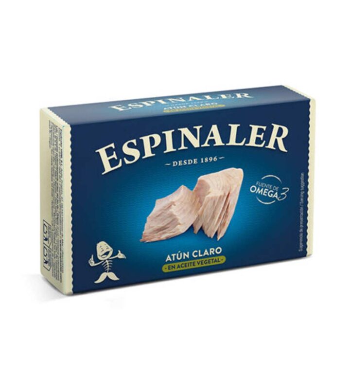 Espinaler-Yellowfin-Tuna-in-Vegetable-Oil-Classic-Line,-120g-front-white-BG-for-WEB