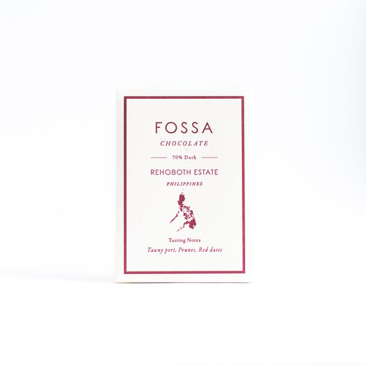 Fossa Chocolate Rehoboth Estate Philippines 70% - front