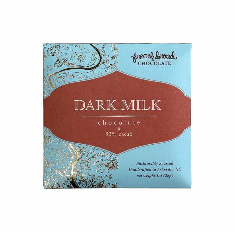 French Broad Dark Milk Chocolate 53% Mini – Caputo's Market & Deli