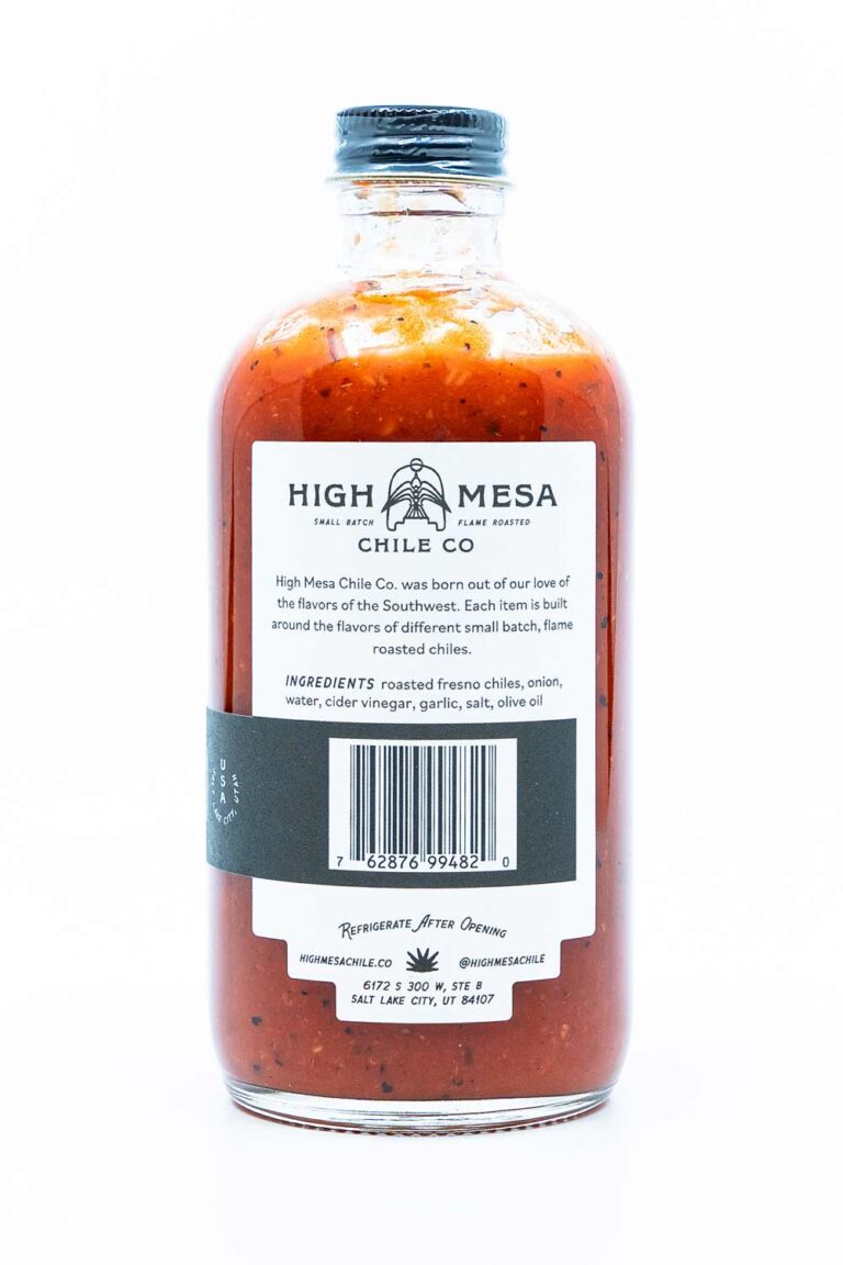 High Mesa Chile Co. Roasted Fresno Hot Sauce, 8oz Caputo's Market & Deli