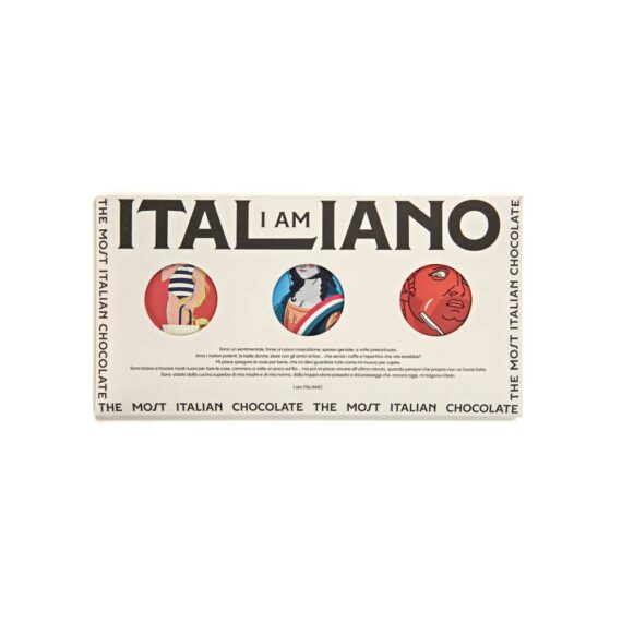 I Am Italiano Iconic Art 3 bars Gift Box, 150gFront White BG For WEB