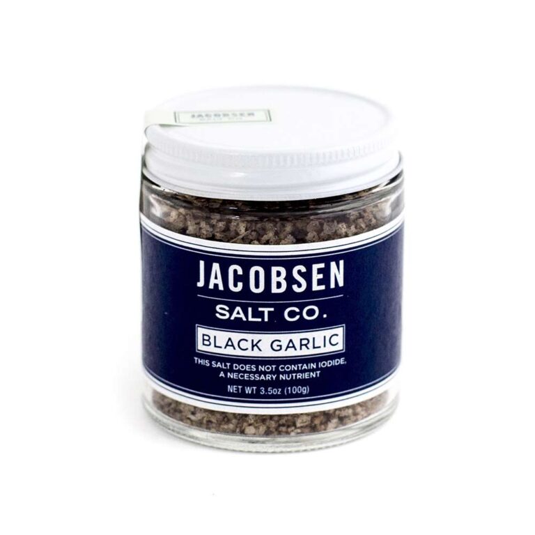 Jacobsen Black Garlic Salt Jar Caputo's Market & Deli