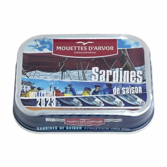 Les-Mouettes-d'Arvor-Sardines-Vintage-2023-Season,-115g