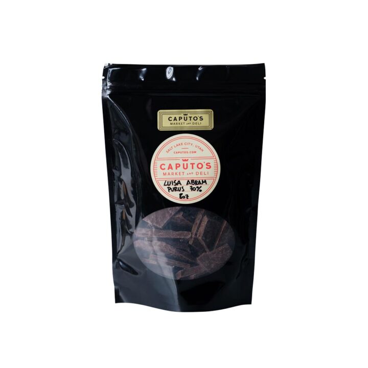 Luisa-Abram-Bulk-Purus-70%-Chocolate-half-pound-break-bulk-Front-White-BG-For-WEB
