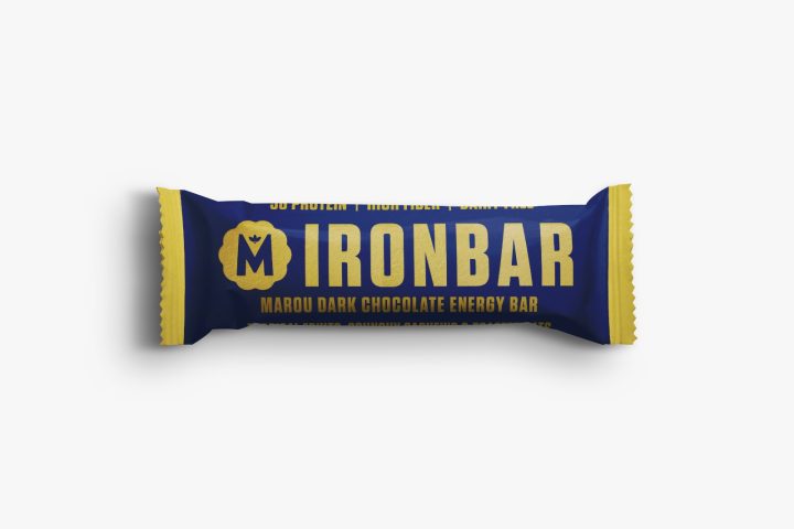 Marou Iron Bar Tropical Fruit, Cashews, and Toasted Oats 65% White BG