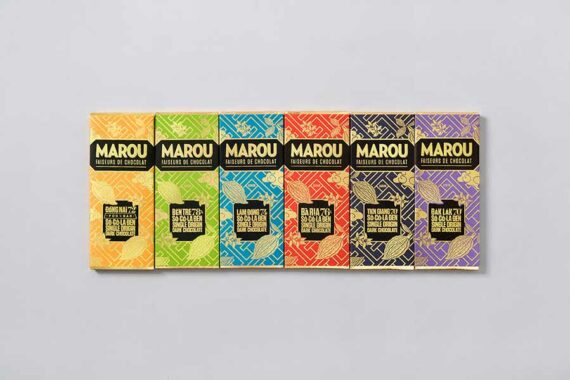 Marou 6-Piece Single Origin Chocolate Mini Bar Gift Set