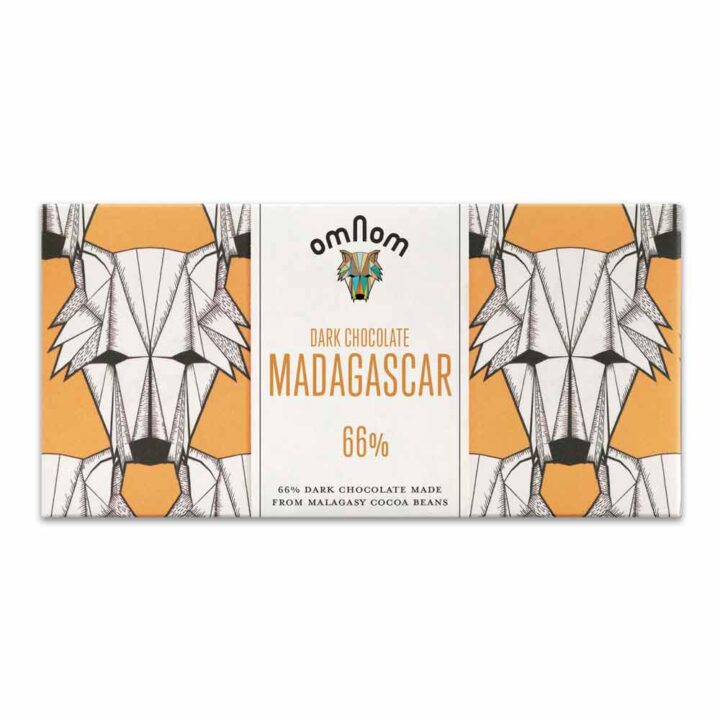 OmNom Madagascar Dark Front White BG For WEB