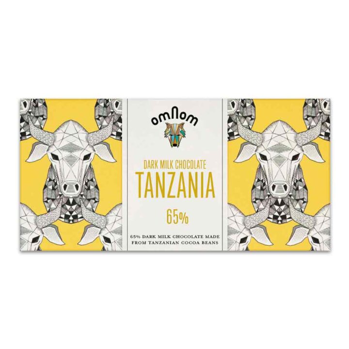 OmNom Tanzania Dark Milk Front White BG For WEB
