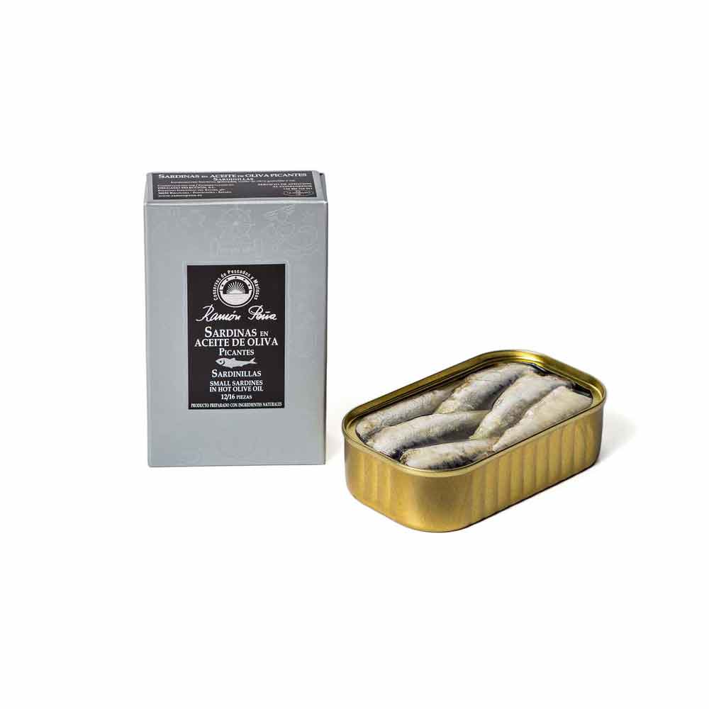 Ramon Pena Silver Small Sardines In Hot Olive Oil (12/16) 115g – Caputo ...