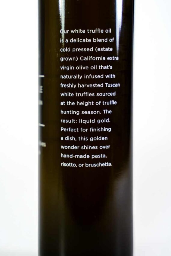 Regalis White Truffle Arbequina Olive Oil 250ml Caputo's Market & Deli