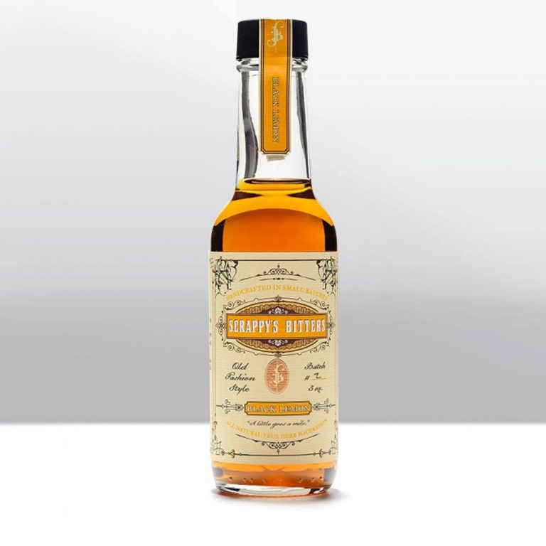 Scrappy’s Bitters Black Lemon 5oz Caputo's Market & Deli