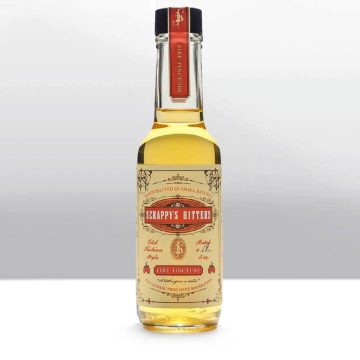 Scrappy’s-Bitters-Fire-Tincture-5oz-front-white-BG-for-WEB