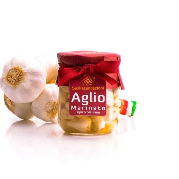 Sicilian-Marinated-Garlic,-180g-For-Web