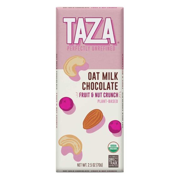 Taza-Oat-Milk-Fruit-&-Nut-Crunch-Chocolate-Bar,-2.5oz-Front-For-Web