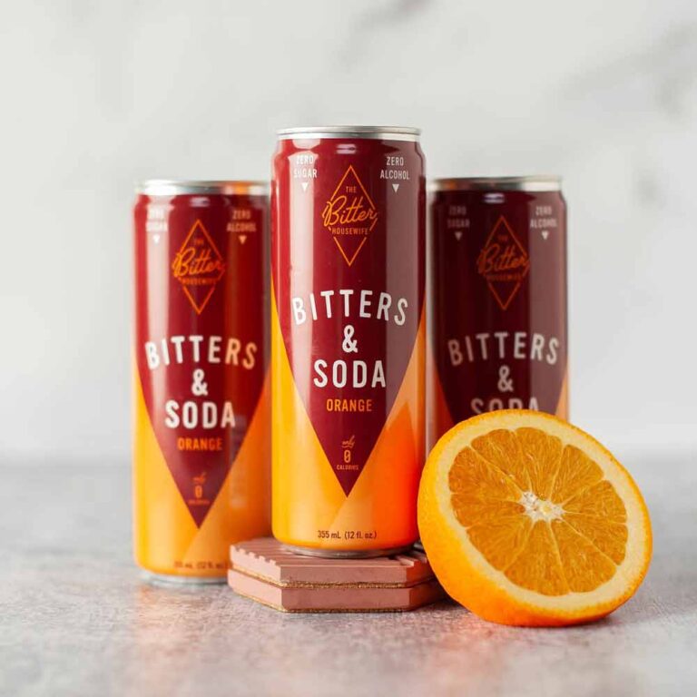 The Bitter Housewife Orange Bitters & Soda 4pack Caputo's Market & Deli