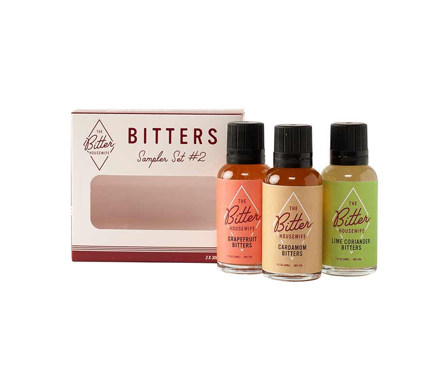 The Bitter Housewife Sampler Set 2 (Grapefruit, Cardamom, & Lime