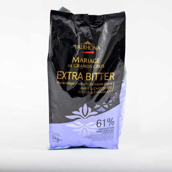 Valrhona Feves Extra Bitter 61 3 kilograms Caputo's Market & Deli