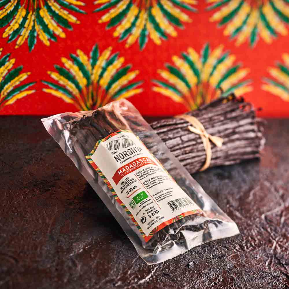 Norohy Organic Madagascar Vanilla Bean 4.4oz Package Caputo's