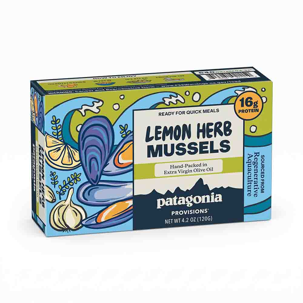 Patagonia Provisions Lemon Herb Mussels – Caputo's Market & Deli
